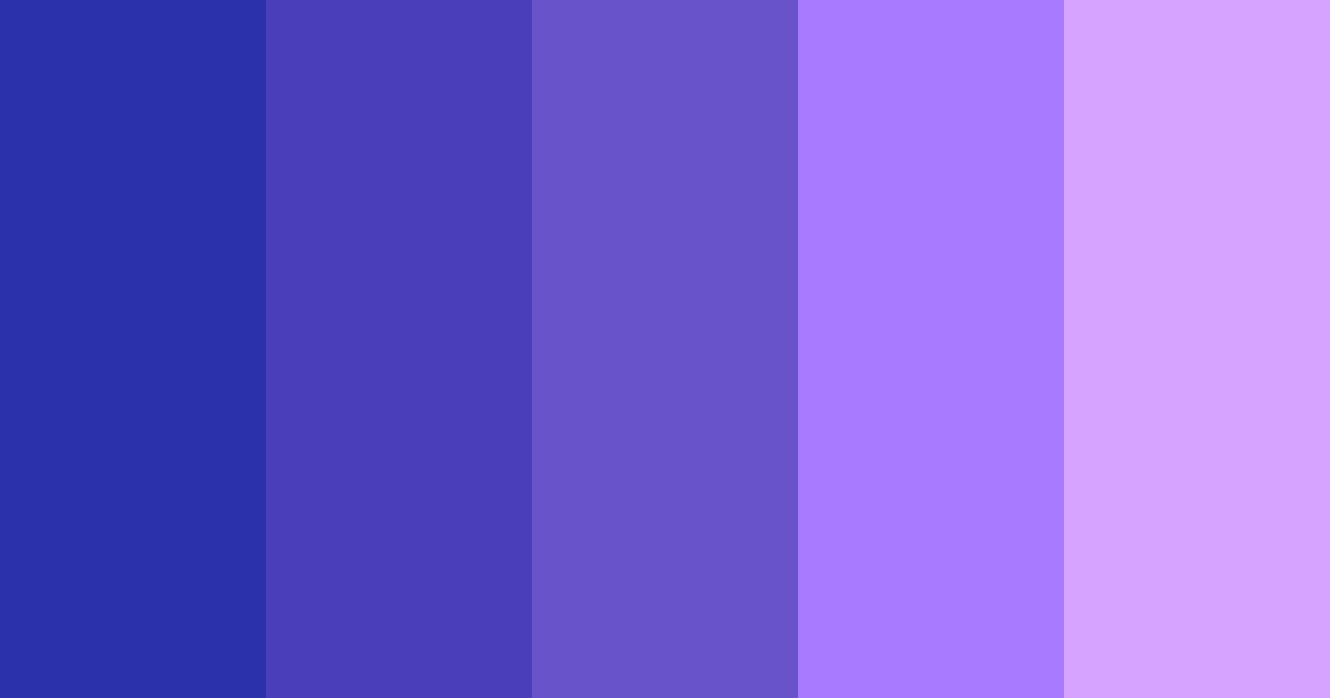 Paleta de colores Shades of Blue