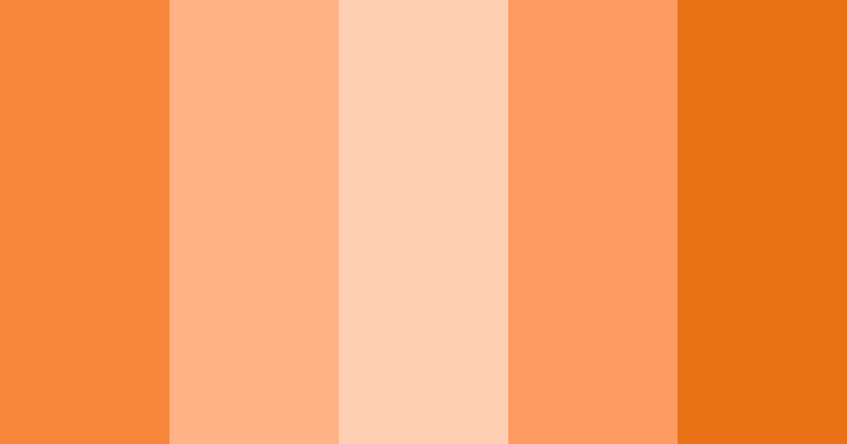 East Asian Calico Cat Hero Color Palette