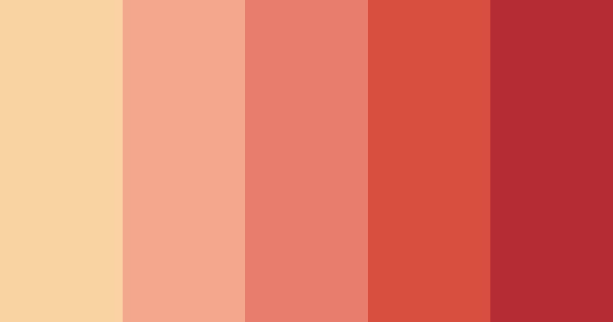 Corvette Red Color Palette