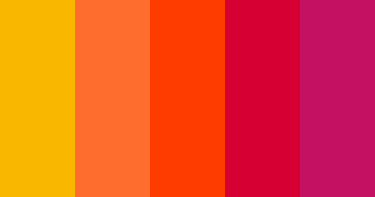 Orange Remote Color Palette