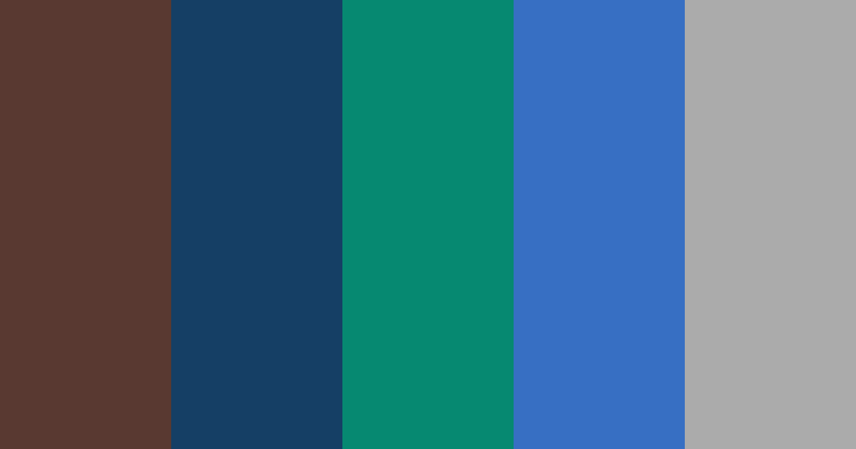 Misty Foggy Mountain Forest Morning Color Palette