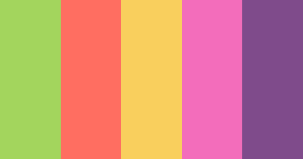 Playful Undead Pastels Color Palette
