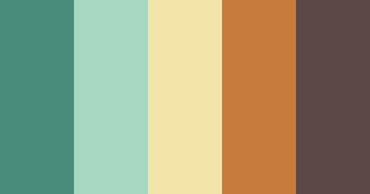 Enchanted Woodland Solitude Color Palette