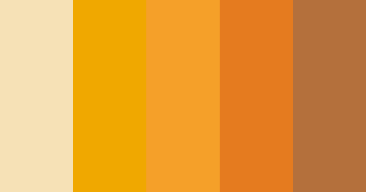 Golden Oasis Color Palette