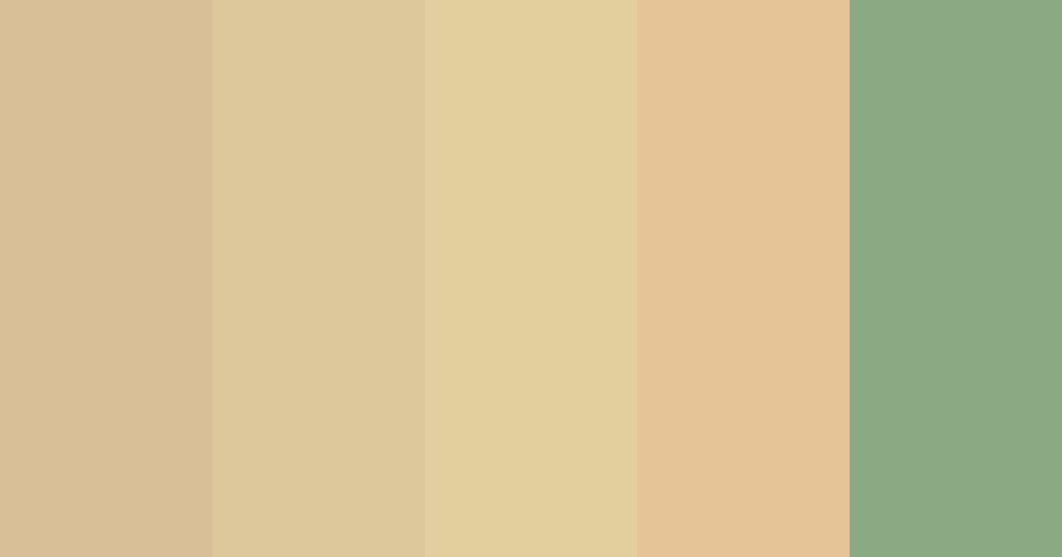 Paleta de colores Golden Shades