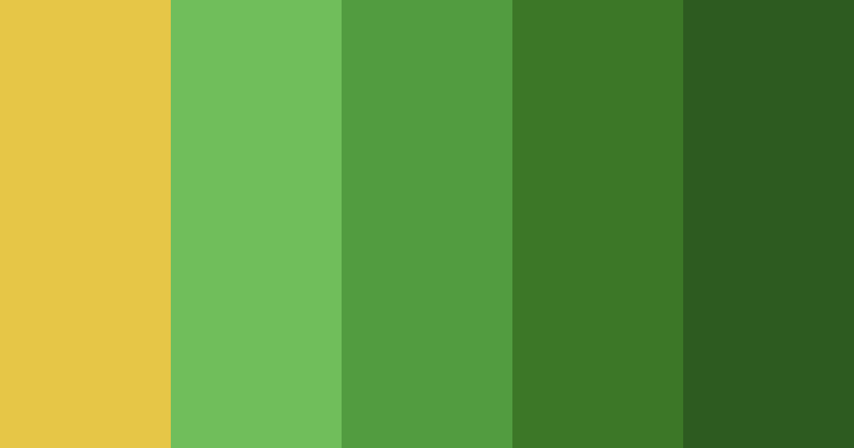Green Ninja Color Palette