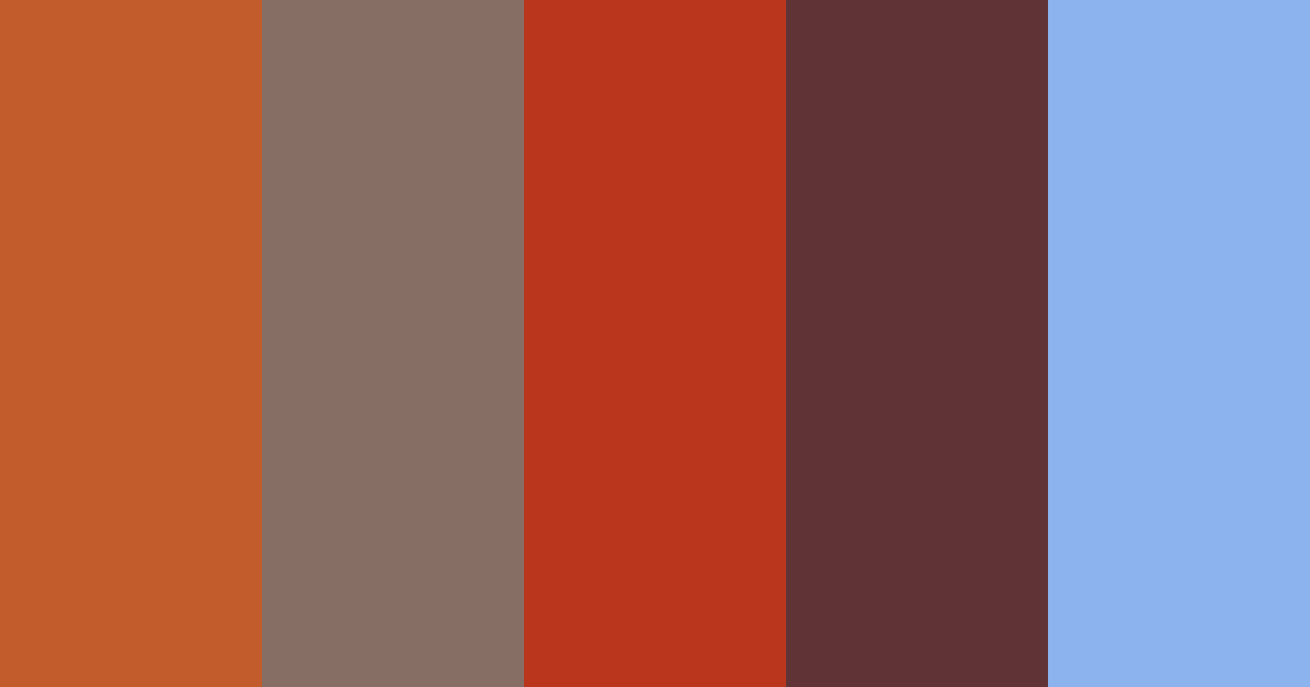 Paleta de colores Rustic Twilight Reverie