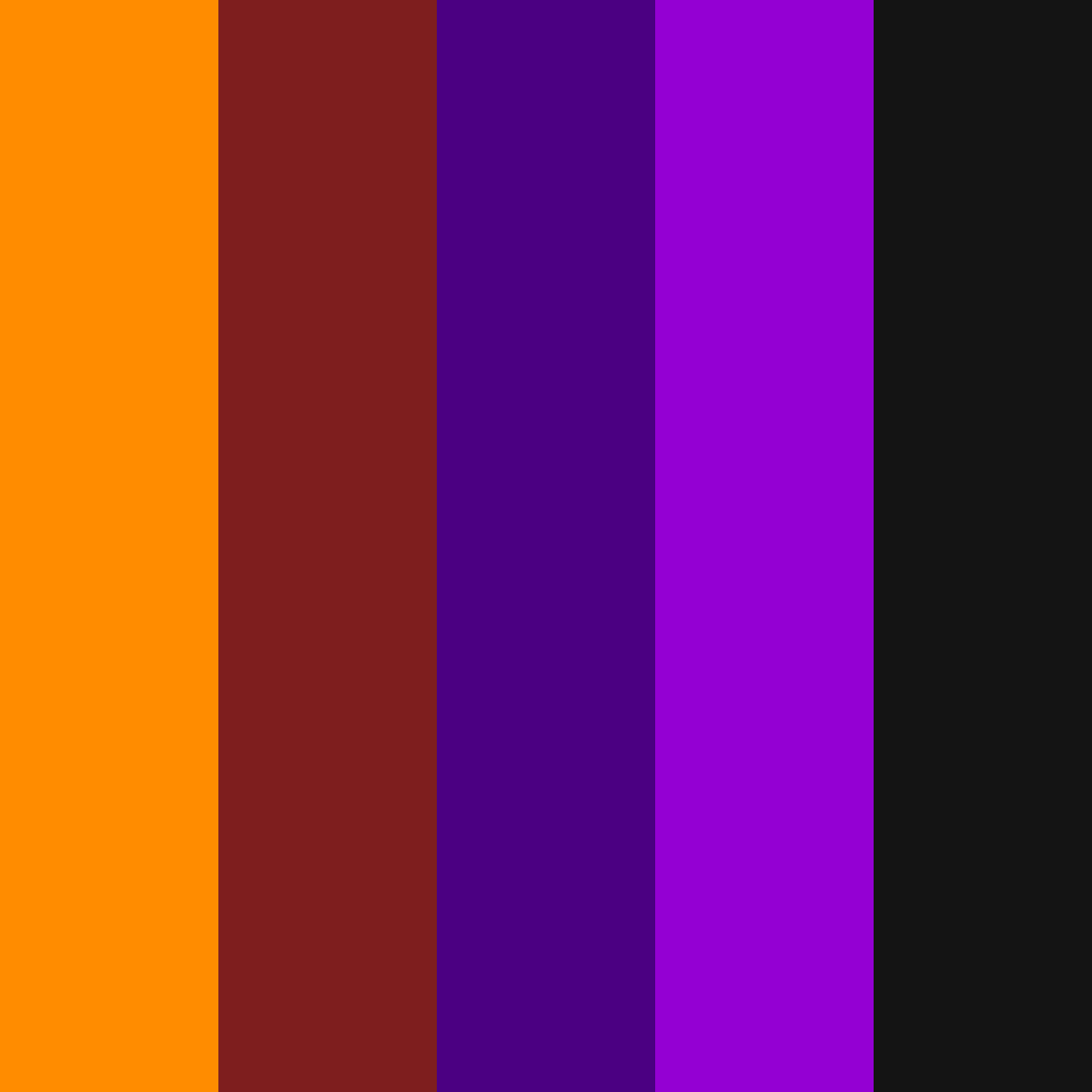 70s Auburn Dark Purple Black Color Palettes - ColorMagic