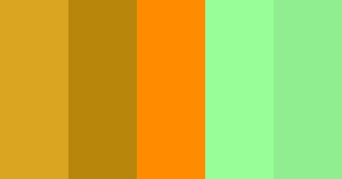 Download 70s mint color palette PNG image (landscape)