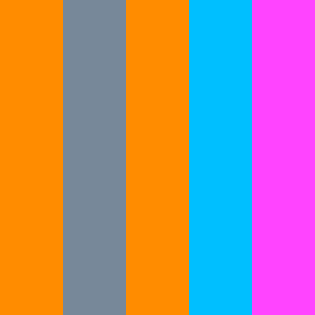 Download 70s muted amber summer fuschia maroon color palette PNG image (square)