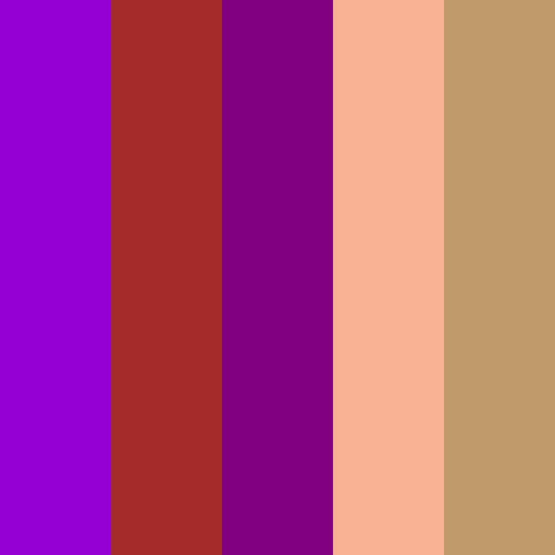 Download anni 80 cremisi profondo albicocca tan color palette PNG image (square)