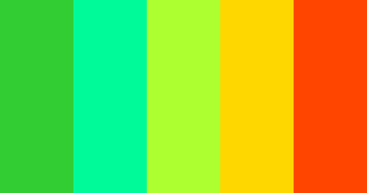 90s color palette