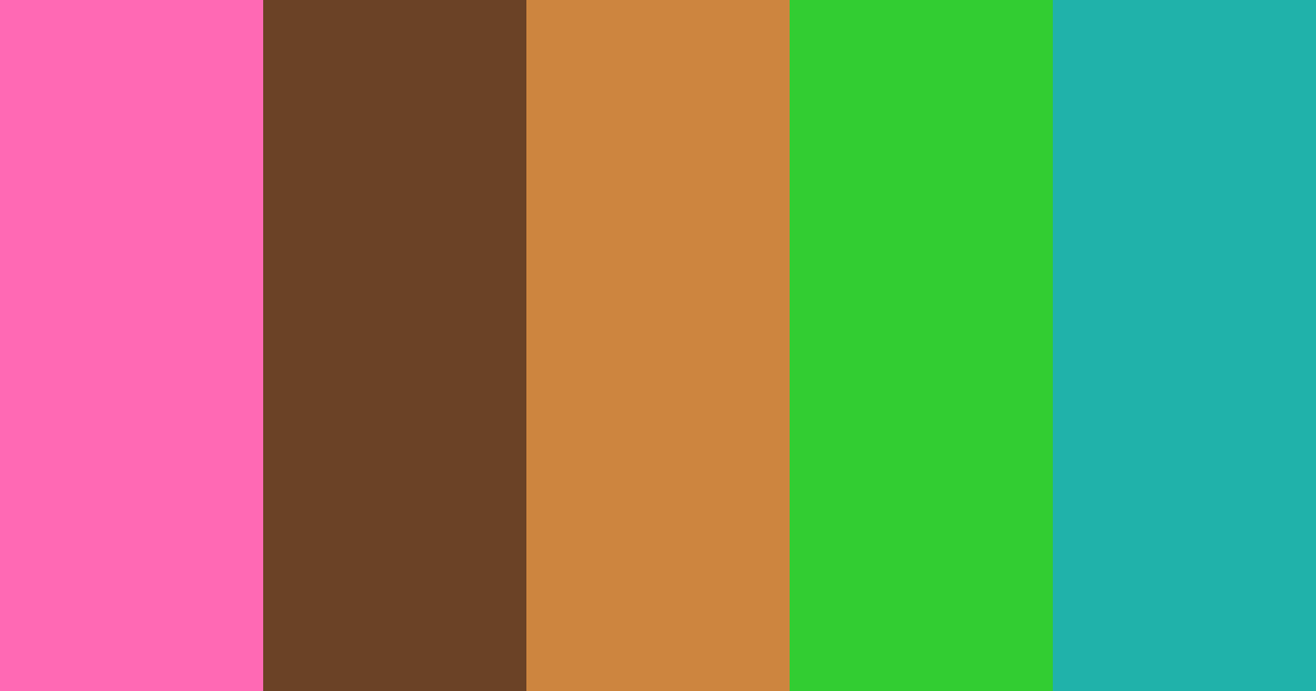 Download aesthetic earthy autumn green teal hazel color palette PNG image (landscape)