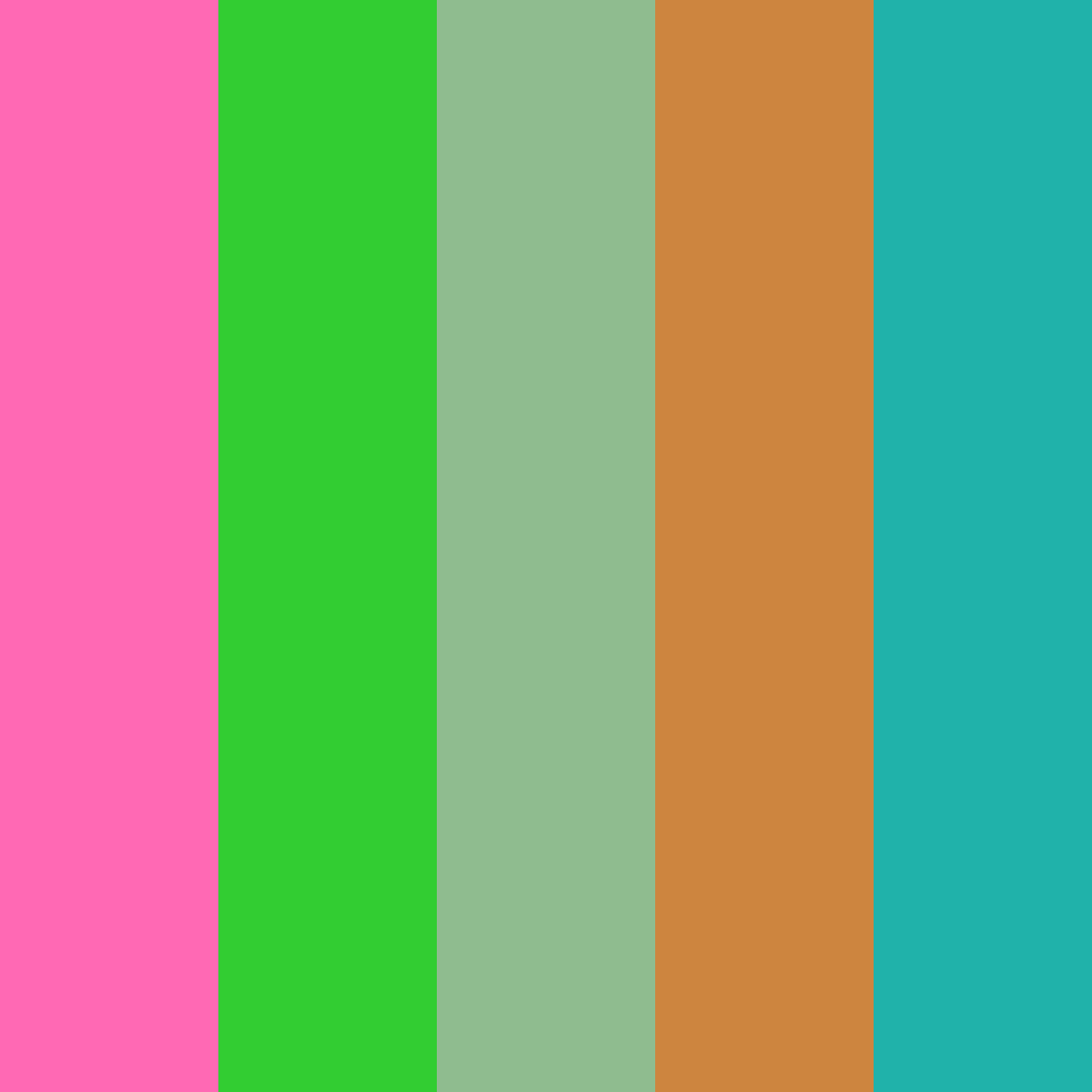 Download aesthetic green mint autumn teal sage dark color palette PNG image (square)
