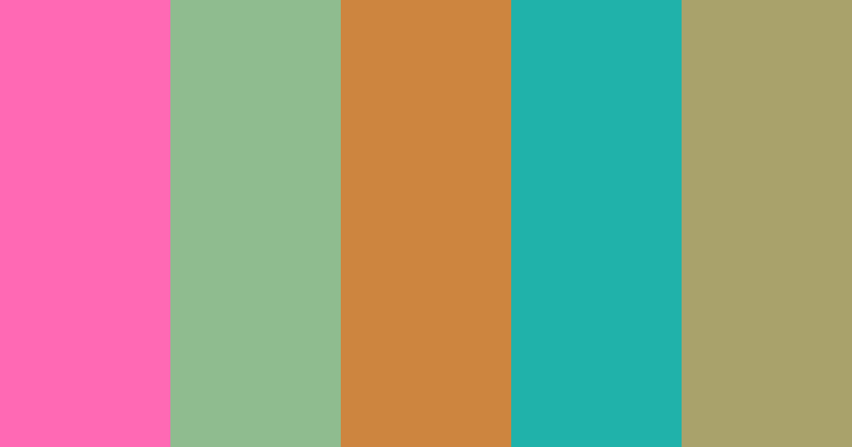 Download aesthetic mint autumn teal sage color palette PNG image (landscape)