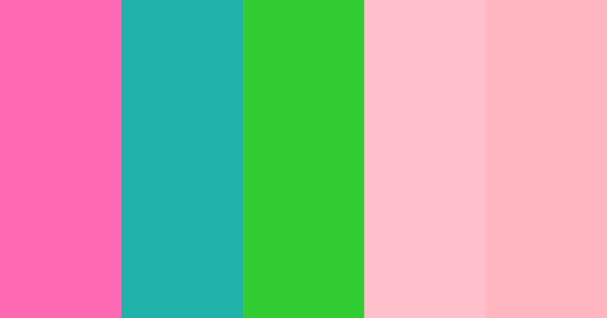 Download aesthetic teal green color palette PNG image (landscape)