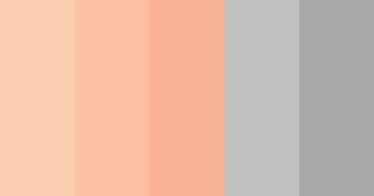 Download apricot cat color palette PNG image (landscape)