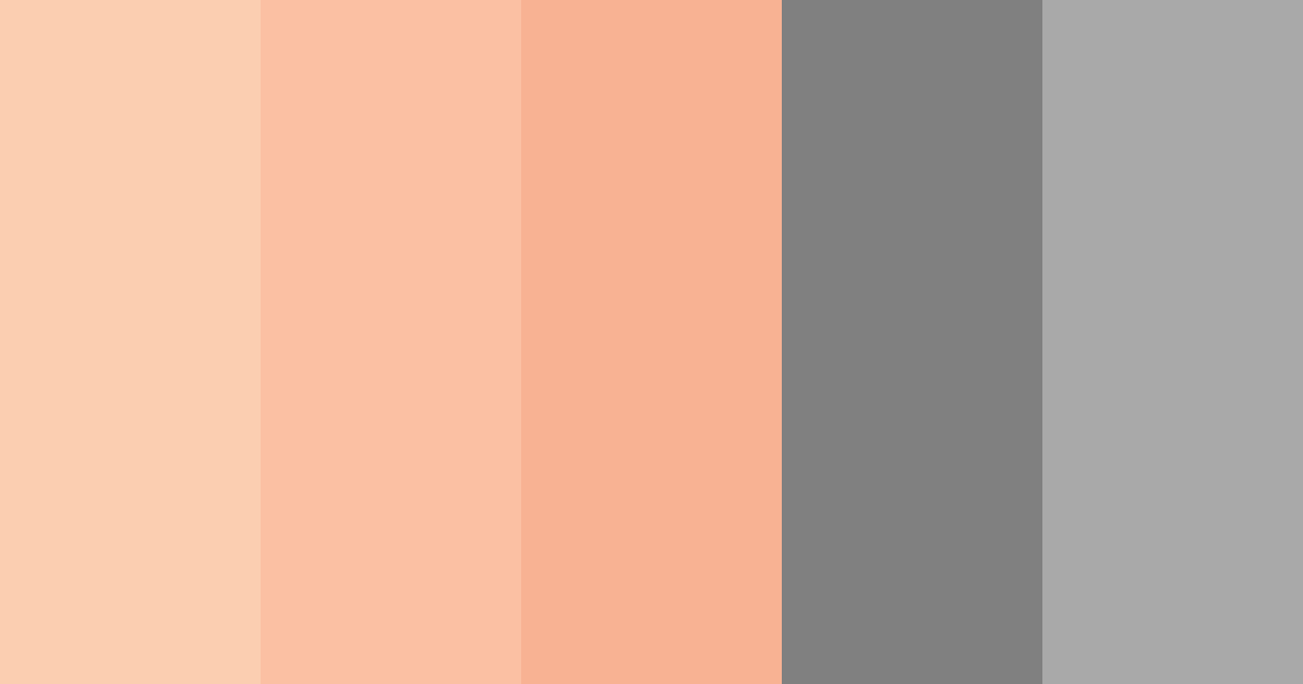 Download apricot gray color palette PNG image (landscape)