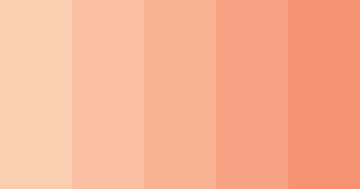 Apricot color palette