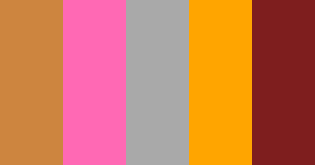 Download otoño vibrante minimalista amarillo castaño rojizo naranja color palette PNG image (landscape)