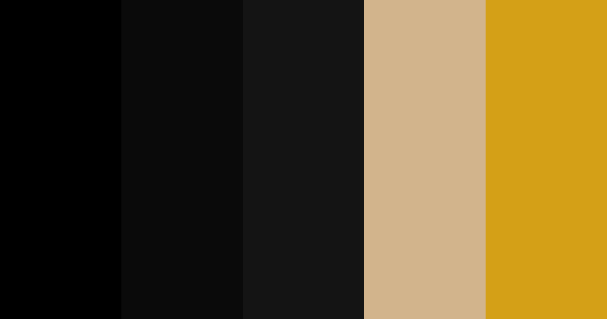 Download black tan color palette PNG image (landscape)