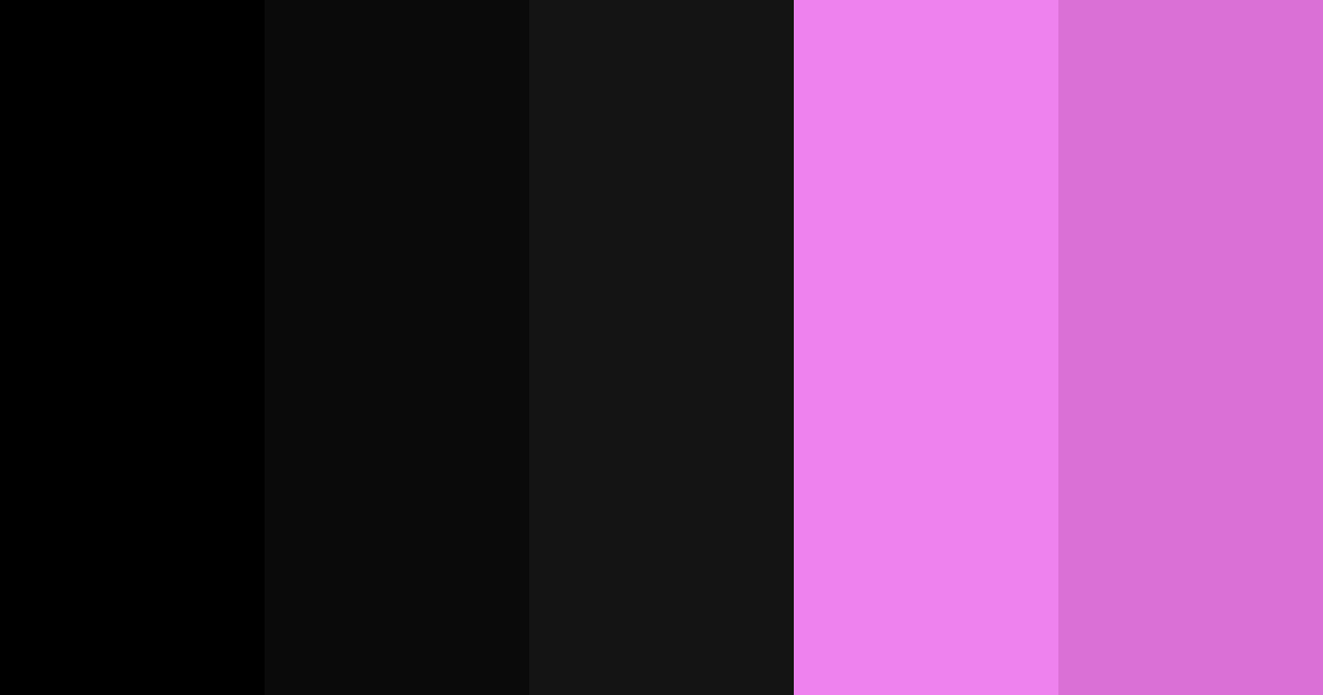 Download negro violeta color palette PNG image (landscape)