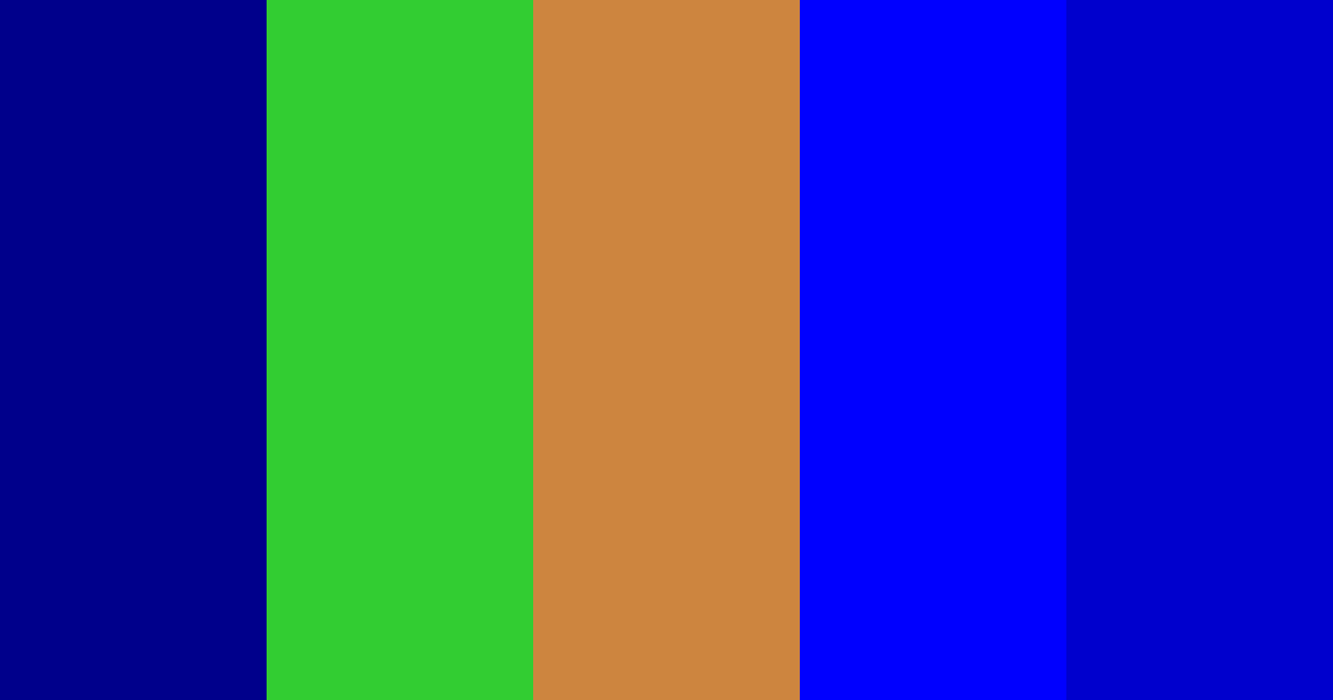 Download blue green rustic color palette PNG image (landscape)
