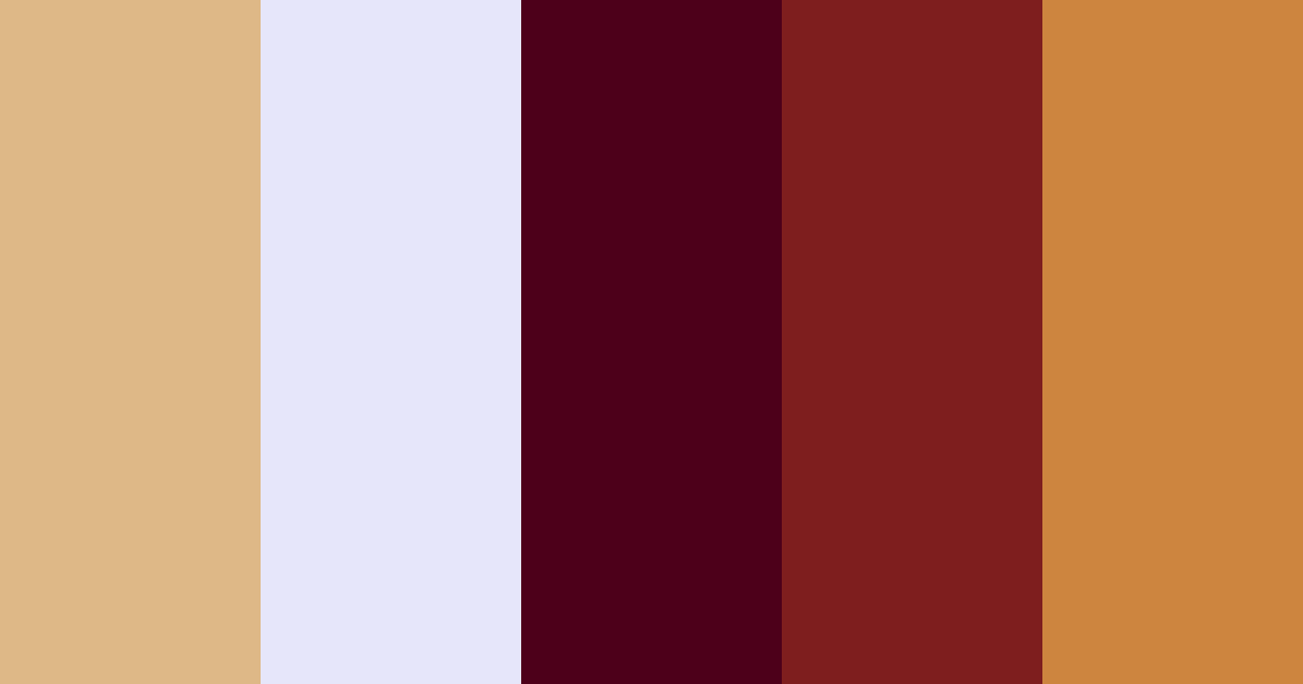 Download boho pastel burgundy auburn autumn color palette PNG image (landscape)