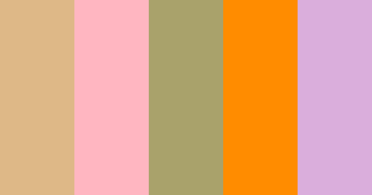 Download boho primavera salvia ambra lillà color palette PNG image (landscape)