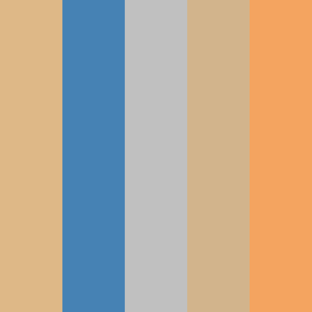 Download boho y2k neutral color palette PNG image (square)