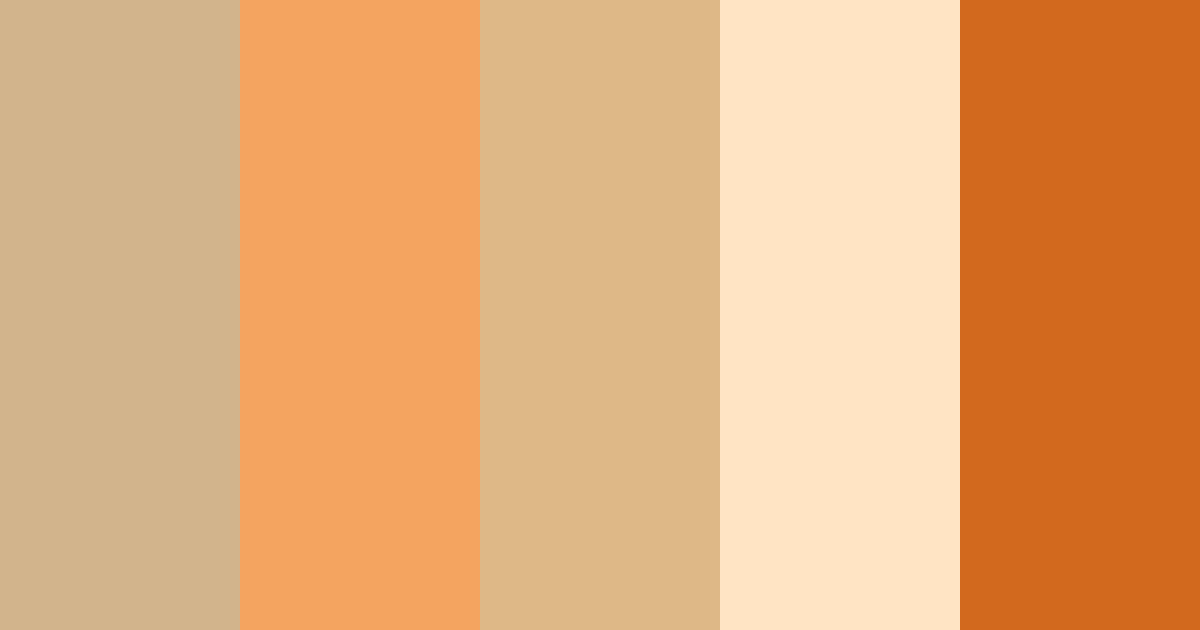 Boho color palette