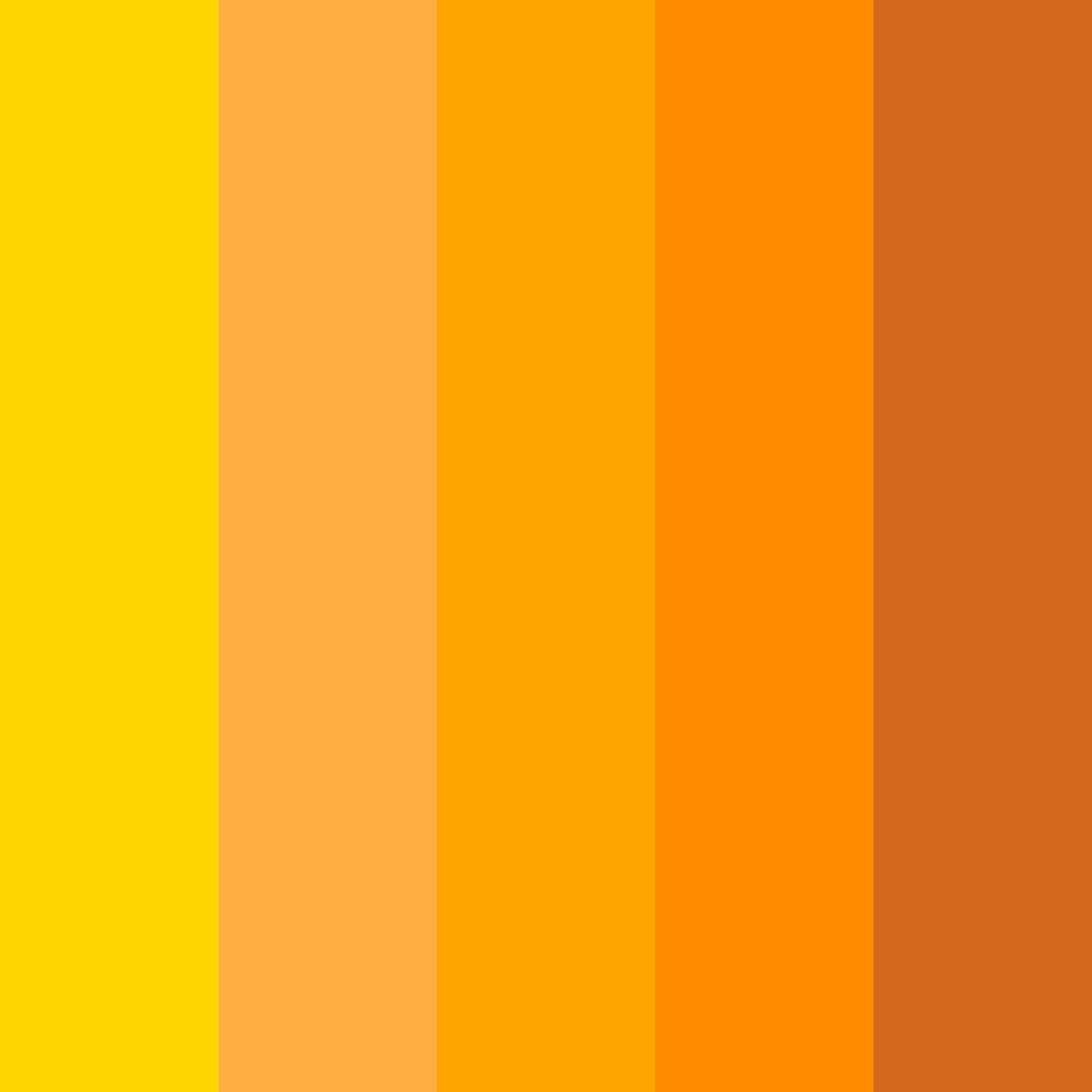 Download brillante otoño color palette PNG image (square)
