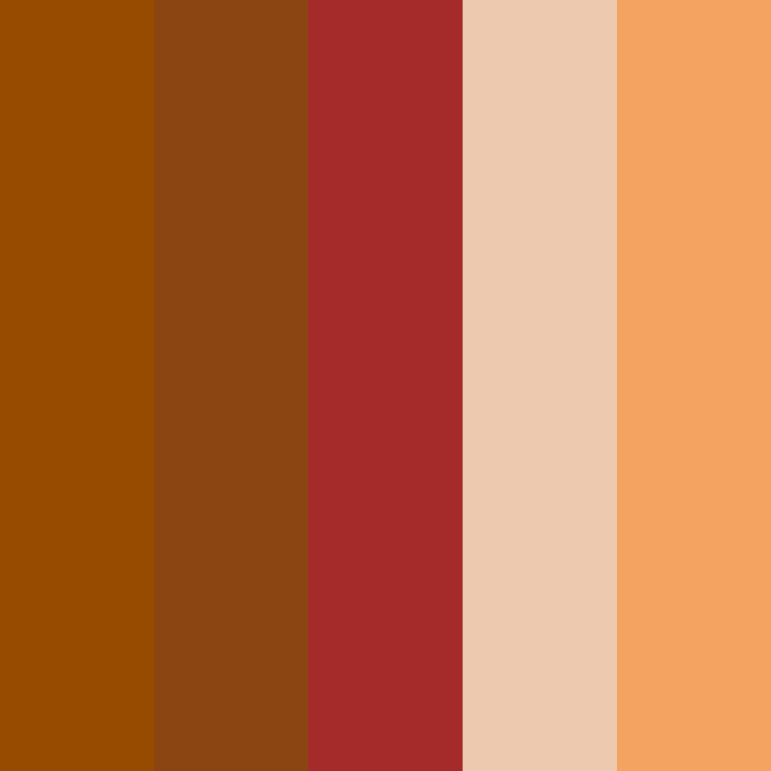 Download marrone deserto color palette PNG image (square)