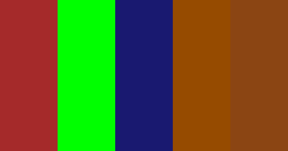 Download marrone arcobaleno inverno color palette PNG image (landscape)