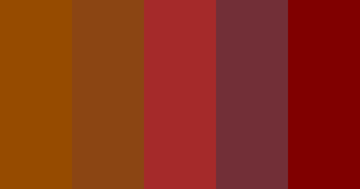 Download brown wine color palette PNG image (landscape)