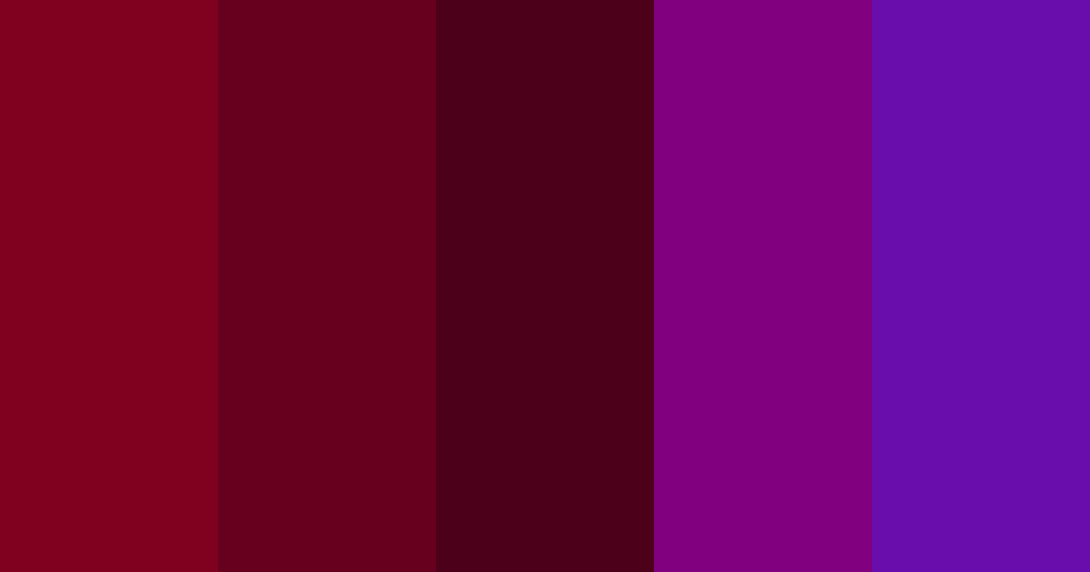 Download burgundy purple color palette PNG image (landscape)