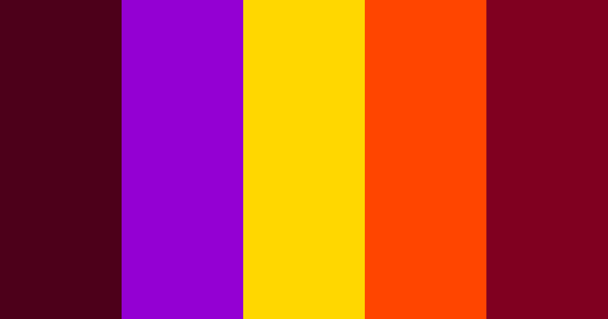 Download borgoña morado fuego cálido color palette PNG image (landscape)