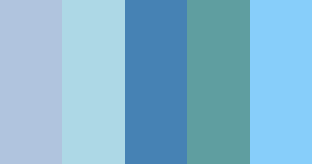 Coastal color palette