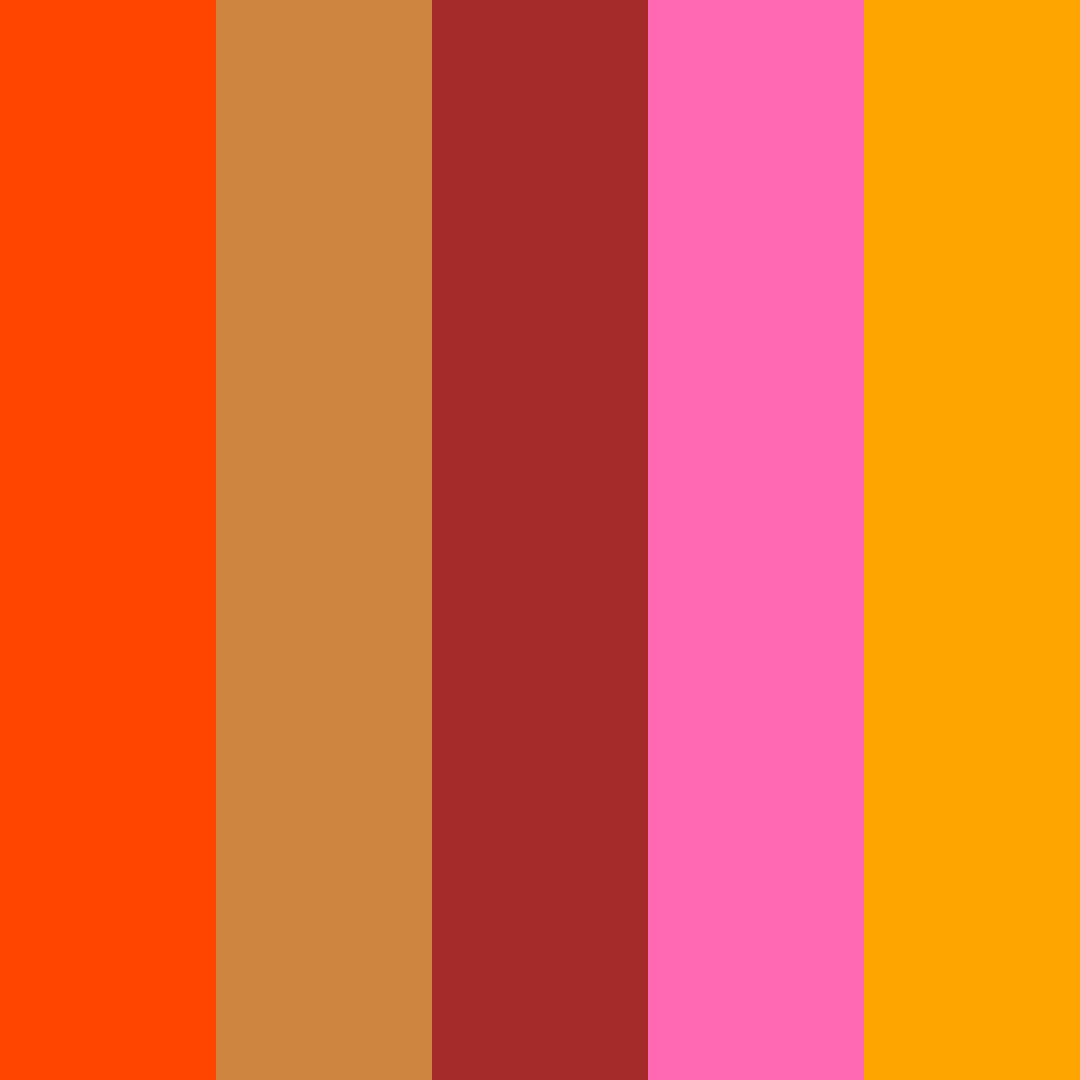Coral Fall Crimson Vibrant Sun Fire Violet Color Palettes - ColorMagic