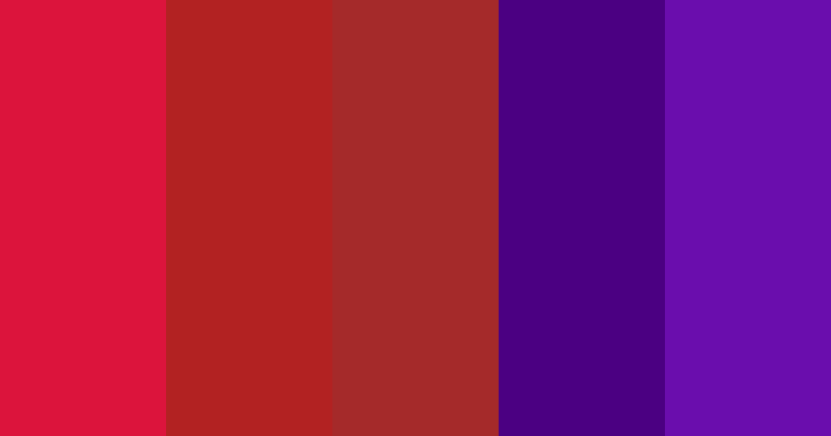 Download crimson deep color palette PNG image (landscape)