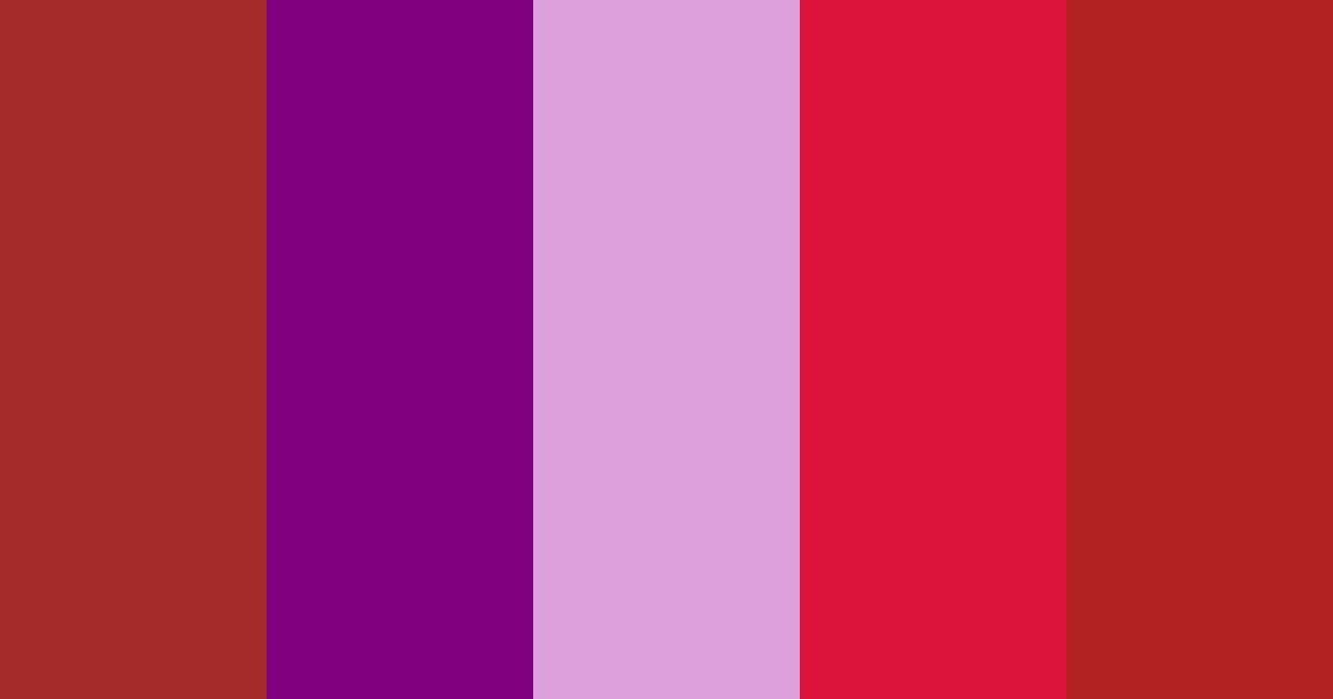 Download crimson deep violet color palette PNG image (landscape)