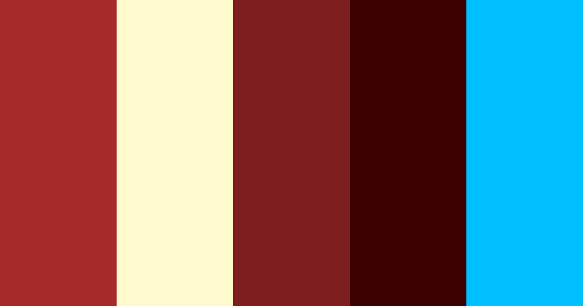 Download carmesí claro castaño rojizo granate verano color palette PNG image (landscape)