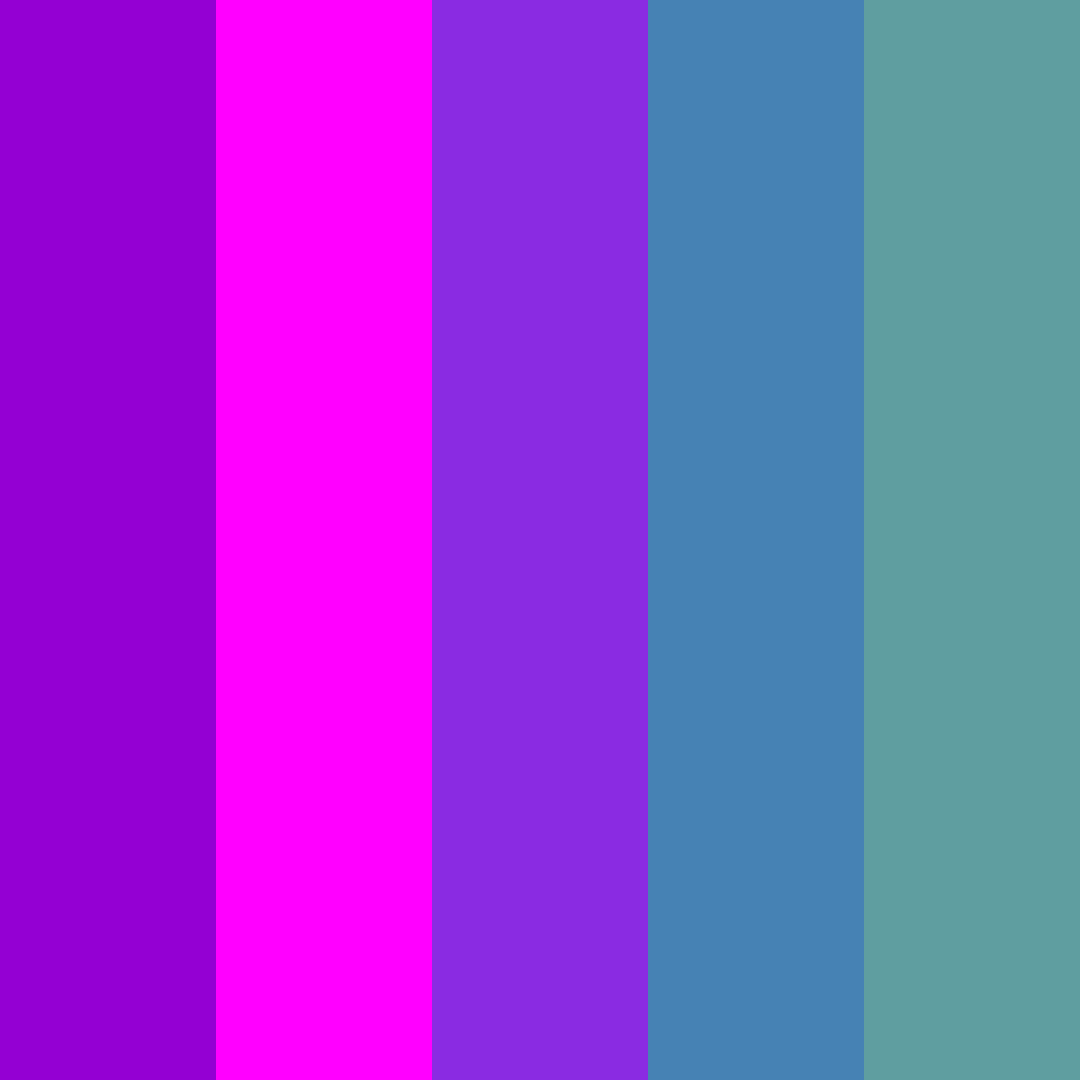 Download サイバーパンク クール color palette PNG image (square)