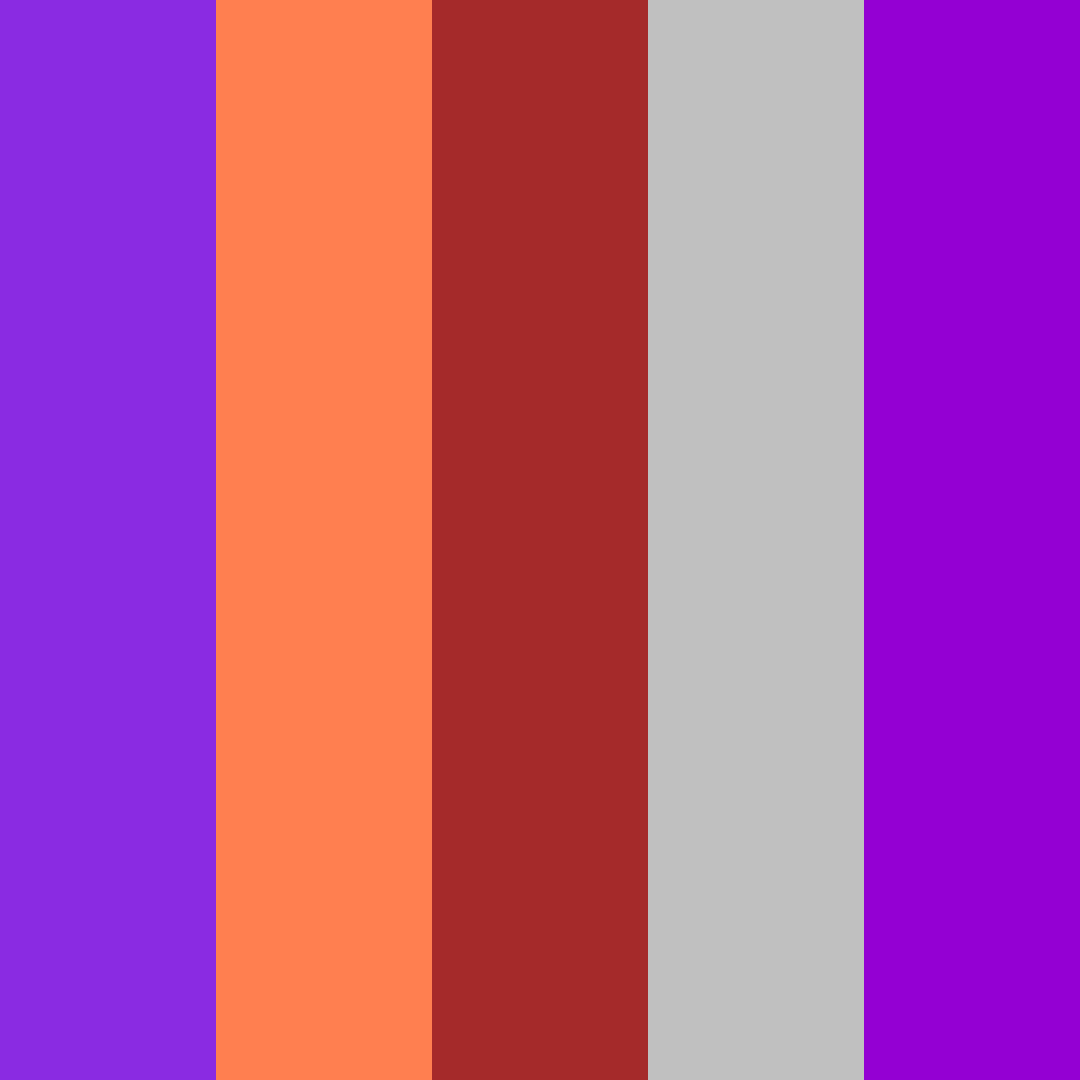 Download サイバーパンク オレンジ クリムゾン ニュートラル color palette PNG image (square)
