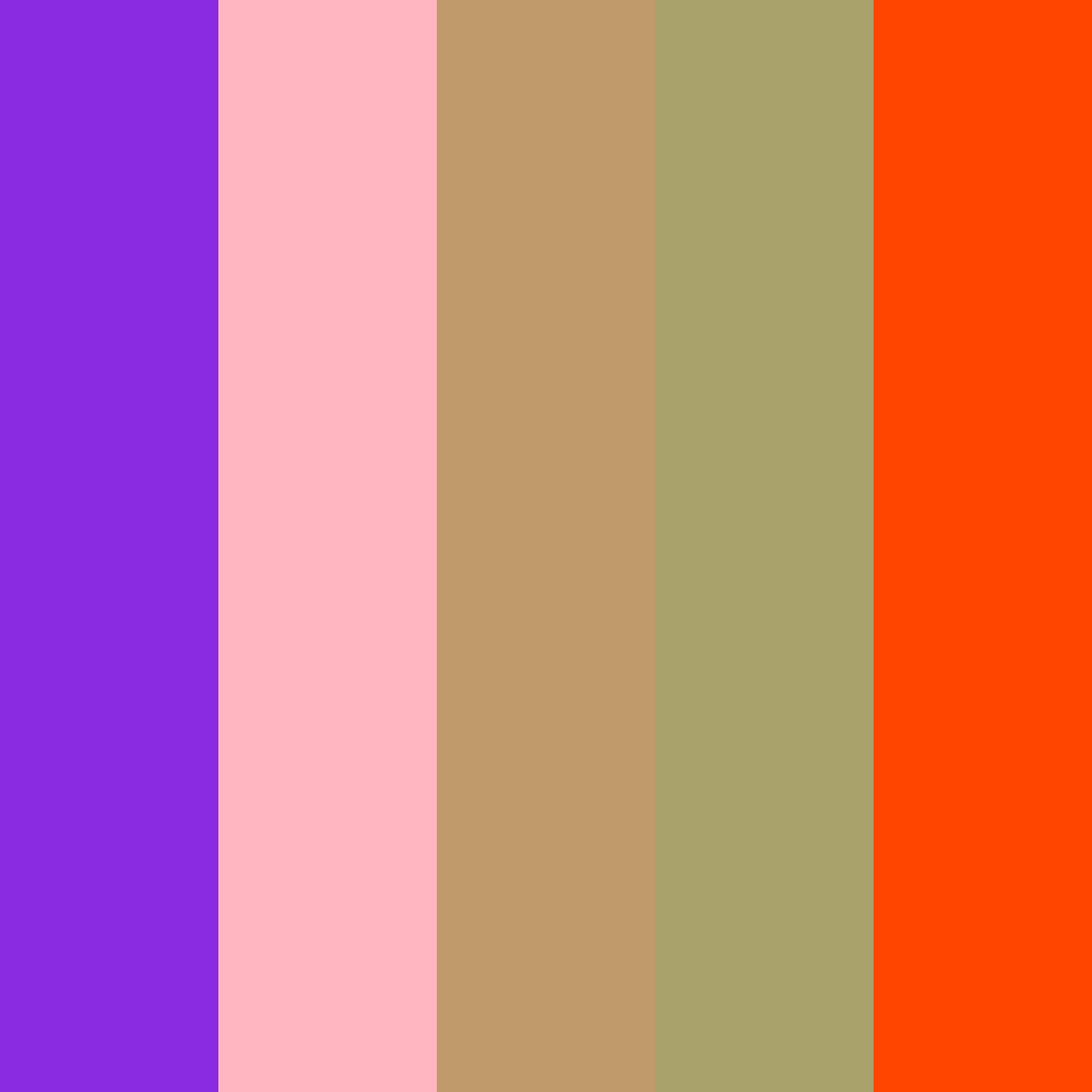 Cyberpunk Spring Tan Sage Warm Color Palettes - ColorMagic