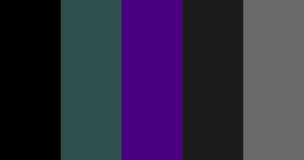 Oscuro color palette
