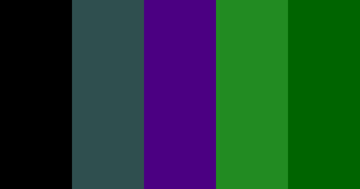 Download dark forest color palette PNG image (landscape)