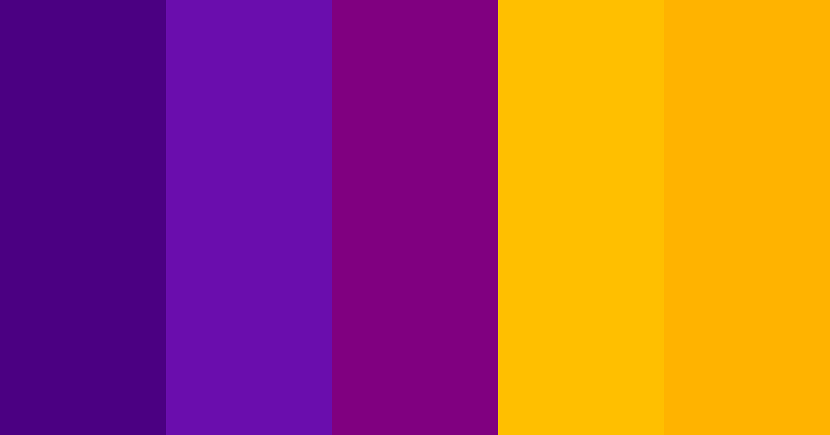 Download deep amber color palette PNG image (landscape)