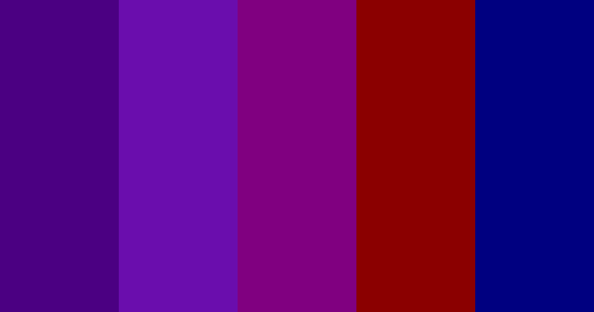 Deep Winter color palette