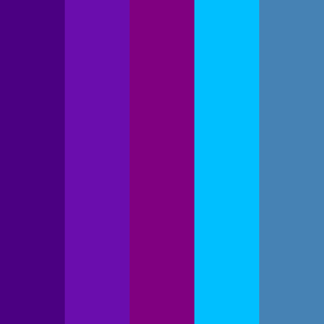 Download profundo invierno color palette PNG image (square)